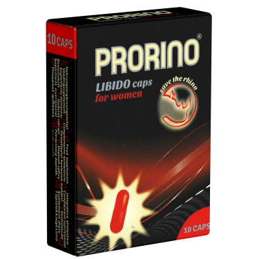 Prorino «Libido Caps» for women, 10 red capsules for the woman