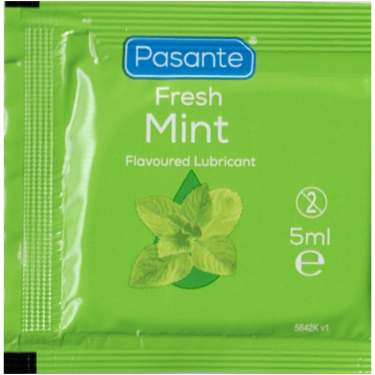 Pasante «Fresh Mint Lube» 5ml prickelndes Gleitgel ohne Parabene, Sachet