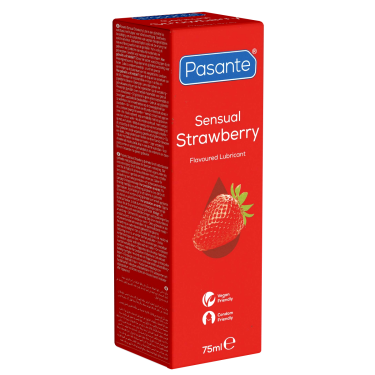 Pasante «Sensual Strawberry Lube» 75ml fruchtiges Gleitgel ohne Parabene