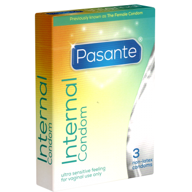 Pasante «Internal Condom» Femidom, 3 hormonfreie Frauenkondome