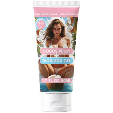 Pharmquests «Cocos Pussy + Dick Lick» 50 ml köstliches Kokos-Körpergel
