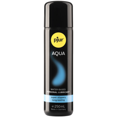 pjur® AQUA «Waterbased Personal Lubricant» 250ml Premium-Gleitgel auf Wasserbasis, ohne Öl, Latex-kompatibel