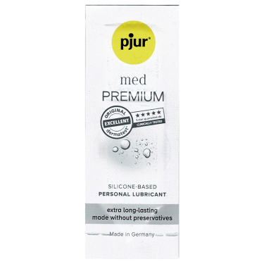 pjur® MED «Premium Glide» Extra Long Lasting, atmungsaktives Gleitgel für hypersensible Haut 1.5ml Sachet