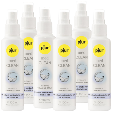pjur® MED «Clean» 6x100ml Personal Cleaning Intim Spray