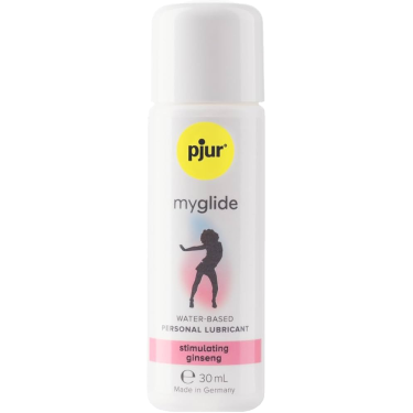 pjur® «myGlide» 30 ml wasserbasiertes, wärmendes und prickelndes Gleitgel für Frauen mit stimulierendem Ginseng