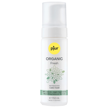 pjur® ORGANIC «Fresh» Refreshing Care Foam, Reiniger & Hygiene-Schaum für den Intimbereich 150ml