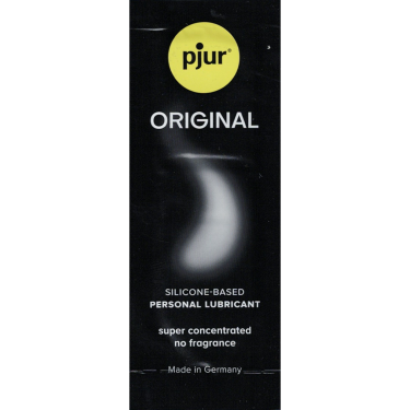 pjur® ORIGINAL «Silicone Personal Lubricant» Super Concentrated & No Fragrance, silicone based lubricant for universal use 1.5ml sachet