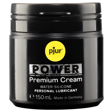 pjur® POWER «Premium Cream» Personal Lubricant, extra starke Gleitcrème für große Toys und Analsex 150ml
