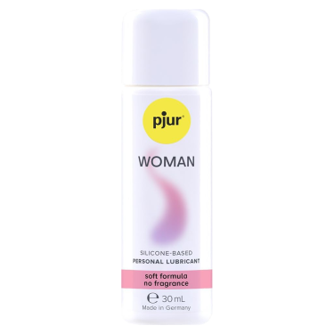 pjur® WOMAN «Silicone Personal Lubricant» Softer Formula & No Fragrance, silikonbasiertes Gleitgel für Frauen 30ml