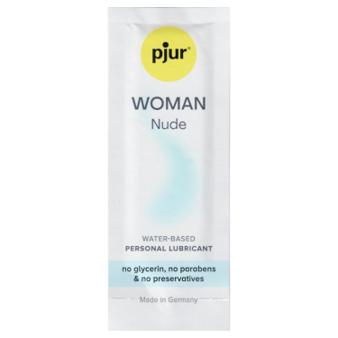pjur® WOMAN «Nude» 2 ml Gleitgel auf Wasserbasis, ohne Glycerin, Parabene und Konservierungsstoffe, hypoallergen, Sachet