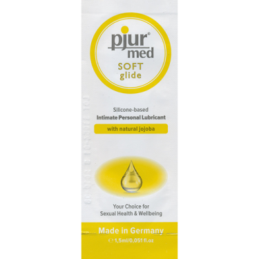 pjur® MED «Soft Glide» With Natural Jojoba, geschmeidiges Gleitgel für sensible Haut 1.5ml Sachet