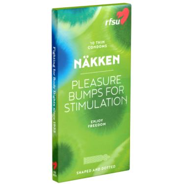 RFSU «Näkken» Kondome mit Pleasure Bumps-Noppen mehr Stimulation