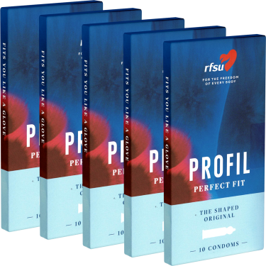 RFSU «Profil» Sparpack - 50 (5x10) Kondome mit besonderer konturierter Passform
