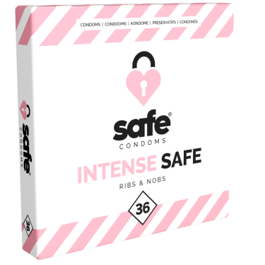 Safe «Intense Safe» dotts and ribs condoms - that extra feeling