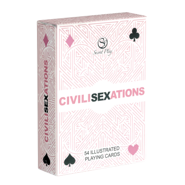 Secret Play «Civilisexations» erotisches Kartenspiel mit 52 Spielkarten