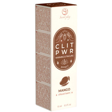 Secret Play «CLIT PWR» Mango, 15ml vibrierender Klitoris-Balsam für ein unvergessliches Orgasmus-Erlebnis