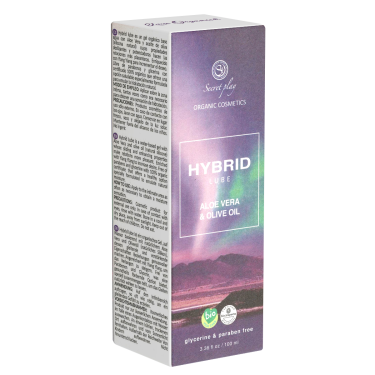 Secret Play «Natural Lube» Hybrid, Bio Hybrid Gleitmittel mit Aloe Vera und Olivenöl, 100ml