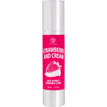 Secret Play «Strawberry and Cream» Hot Effect, 50ml wärmendes Gleitgel mit Erdbeer-Aroma