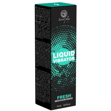 Secret Play «Liquid Vibrator» Fresh, Unisex stimulierendes Gel mit Minzduft, 15 ml