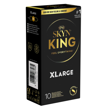 SKYN «King XLarge» 10 große, latexfreie Kondome aus Sensoprène™