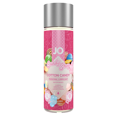 System JO «Candy Shop - Cotton Candy» Gleitgel, zuckerfreies Gleitmittel mit Zuckerwatte-Geschmack, 60ml