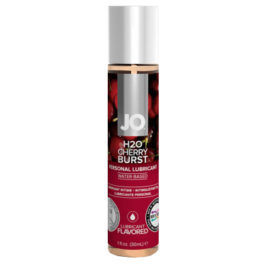 System JO «H2O Cherry Burst» 30ml fruchtiges & zuckerfreies Gleitgel mit Kischgeschmack