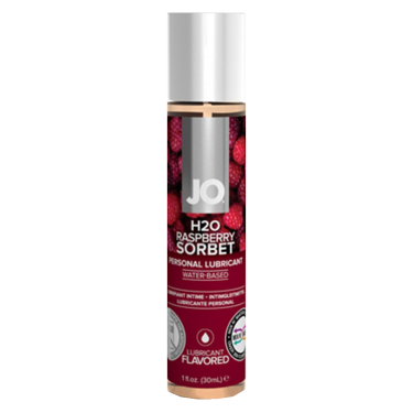 System JO «H2O Raspberry Sorbet» 30ml fruchtiges & zuckerfreies Gleitgel mit Himbeergeschmack