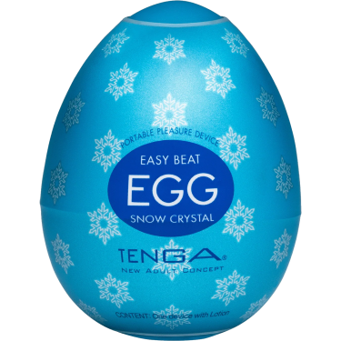 Tenga Egg «Snow Crystal» Masturbator mit Kühlenden Schneeflocken Design
