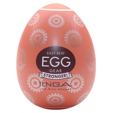 Tenga Egg Stronger «Gear» Einmal-Masturbator, 7cm, Riesen-Noppen