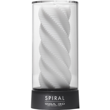 Tenga 3D «SPIRAL» wiederverwendbarer Masturbator mit stimulierenden Spiral-Rippen