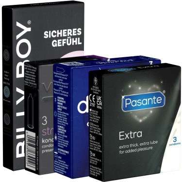 ! Kondomotheke® Special Gay Pack 1 - 4x Kondome für sicheren Spaß von hinten