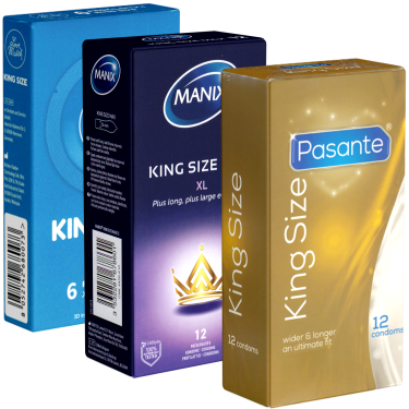 ! Kondomotheke® King Size Mix - 3x Kondome für den ganz großen Penis