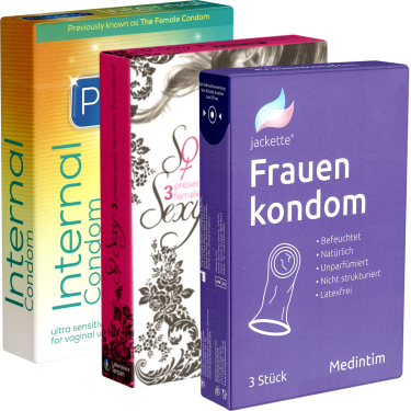 ! Kondomotheke® Ladies Mix No. 3 - 3 Sorten Frauenkondome - latexfrei!