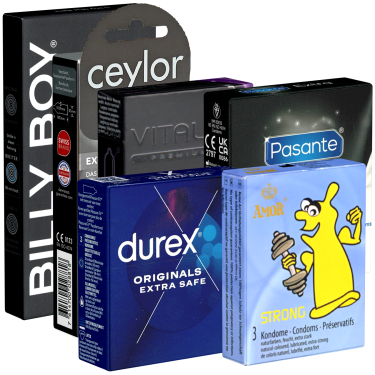 ! Kondomotheke® Thick & Strong SIXPACK PLUS - 6 Packungen dicke Kondome