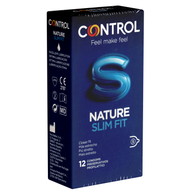 Control «Nature Slim Fit» 12 spanische Kondome für angenehm enges Vergnügen
