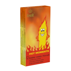 Amor «Hot Moments» 12 heiße Kondome für ein erregendes Erlebnis