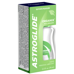 Astroglide «Organix Liquid» 74ml natürliches Gleitgel mit biologischen Inhaltsstoffen - auf Wasserbasis und für Veganer geeignet