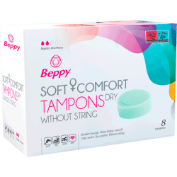 Beppy «DRY» (Classic) Soft + Comfort Tampons, 8 piece, without string