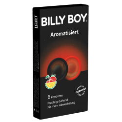 Billy Boy «Aromatisiert» (flavoured) 6 fruity condoms for tasty oral sex
