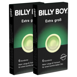 Billy Boy «Extra Groß» 2 x 6 XXL-Kondome mit Komfort-Form (Doppelpack!)