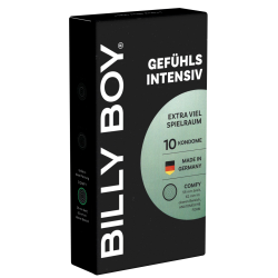Billy Boy «Gefühlsintensiv» Extra viel Spielraum, 10 Kondome mit perfekter Passform