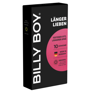 Billy Boy «Länger Lieben» (Long Love) 10 condoms for long love - without chemicals