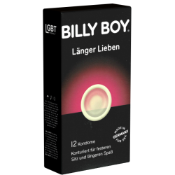 Billy Boy «Länger Lieben» (Long Love) 12 condoms for long love - without chemicals
