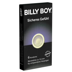 Billy Boy «Sicheres Gefühl» (Safe Feeling) 6 power condoms for strong sex
