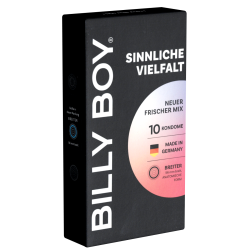 Billy Boy «Sinnliche Vielfalt» 10 gemischte Kondome im gefühlvollen Kondomsortiment