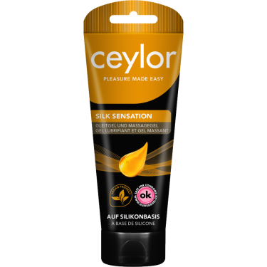 Ceylor «Silk Sensation» 100ml durable lubricant and massage gel without animal ingredients