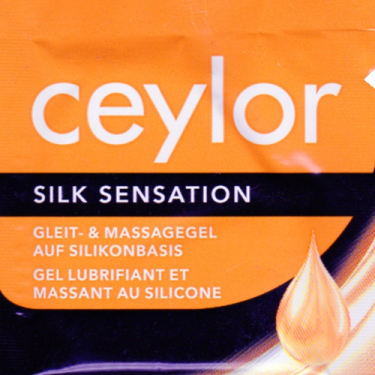 Ceylor «Silk Sensation» 3ml lang anhaltendes Gleit- und Massagegel ohne tierische Inhaltsstoffe, Sachet