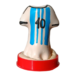 Novelty condom with figure «Soccer Shirt» 1 piece, hand painted
