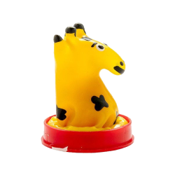Novelty condom with figure «Giraffe» 1 piece, hand painted