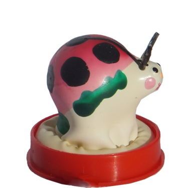 Novelty condom with figure «Ladybug» 1 piece, hand painted